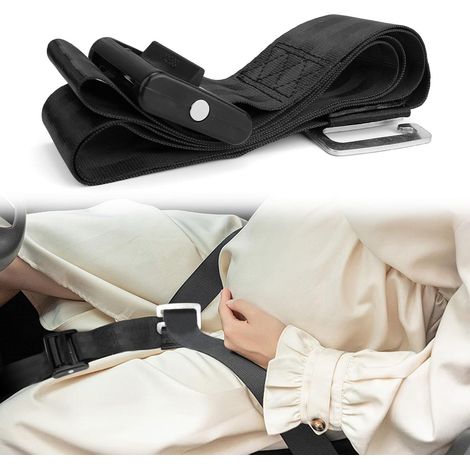 Protezione addominale per cintura di sicurezza per auto per donne incinte, adatta a diversi modelli di auto con spazi tra i sedili (1/5)