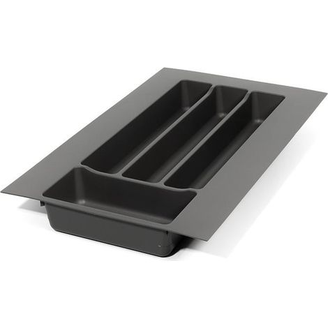 cubertero modelo auro para cajón módulo 300 - 1000 acabado antracita/blanco modulo modulo 300 acabado antracita