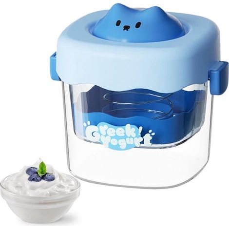 Filtro para yogurtera de dibujos animados, colador para yogurtera, filtro de malla fina para yogur casero, yogur y queso (1/4)