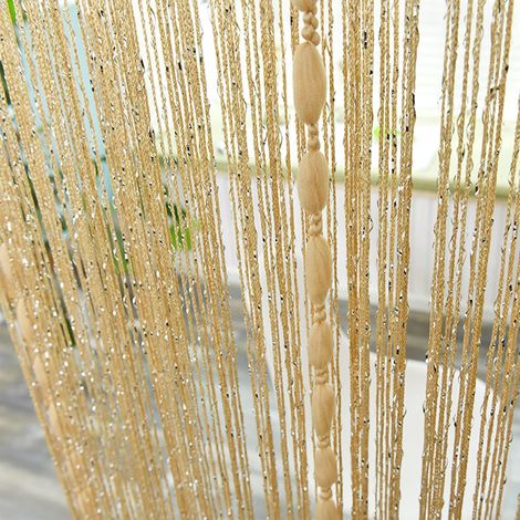 rideau de fils anti nœuds pour maison, hôtel, magasin, rideau décoratif de séparation de pièce