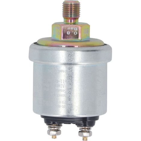 Sensore di pressione dell'olio in ottone ad alta pressione, accessorio filettato M10x1 1/8NPT per VDO 0-10 bar -Crezuo