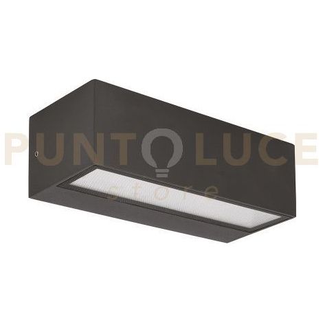 GES2241 APPLIQUE PICCOLO BIEMISSIONE LED CCT 300-4000-5000K 790-890-970LM 6W ANTRACITE