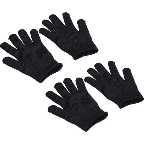 paires de gants anti-coupures de niveau 5, protection anti-rayures, gants de jardinage en fil d'acier pour travaux mécaniques (1/5)