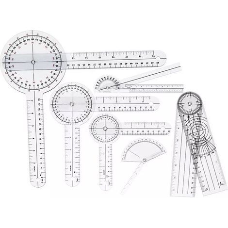 6pcs Medical Goniometer Set PVC (1/5)
