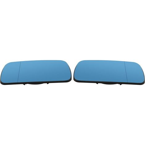 Une paire de rétroviseurs en verre bleu de remplacement pour E46 02.1998-03.2005 E39 1995-2000 (1/5)