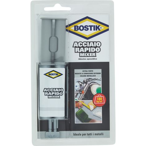 BOSTIK ACCIAIO RAPIDO MIXER 24 ML  PZ 12,0