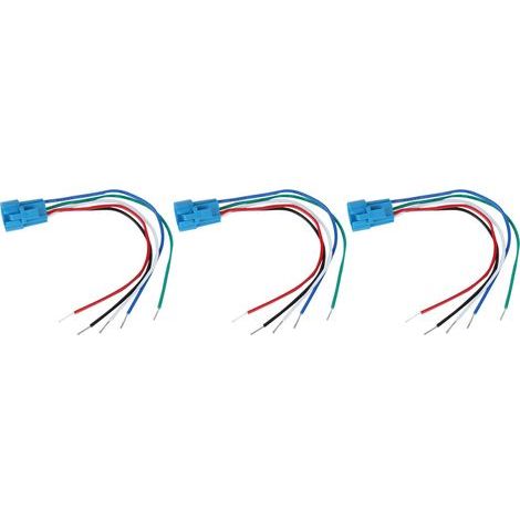 16-mm-Metall-Drucktaster-Stecker, 5-poliger Schnellanschlussstecker, 3 Stück für Druckschalter (1/5)