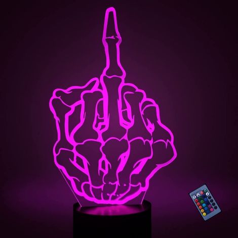 Lampe LED Néon Game Over USB Design Rétro Multicolore Plastique lampe LED néon motif Game Over port USB design rétro gaming chambre (1/5)