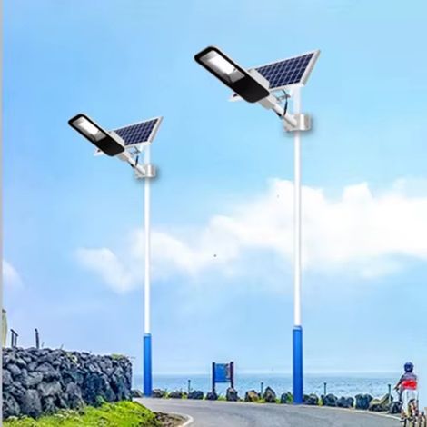 Lampe solaire extérieure 6000mAh étanche crépuscule aube garage jardin lot2 (1/5)