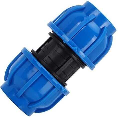 4Pcs PE Connecteur Droit En Plastique 32mm à 32mm Adaptateur De Tuyau D'eau Raccord Droit Raccord De Tuyau D'Eau Tube Raccords (1/5)