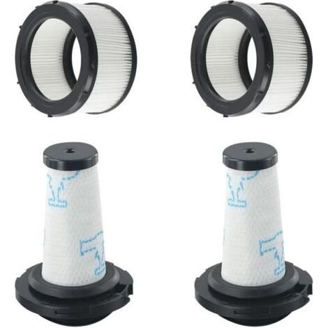 Pair Lntyq Filtres pour Rowenta X-FORCE FLEX 9.60 et X-NANO ESSENTIAL RH20xx, 2 préfiltres + 2 filtres moteur pour Rowenta X-FORCE FLEX 9.60, Filtres de rechange pour ZR00907/908 RH98XX/99XX (1/5)