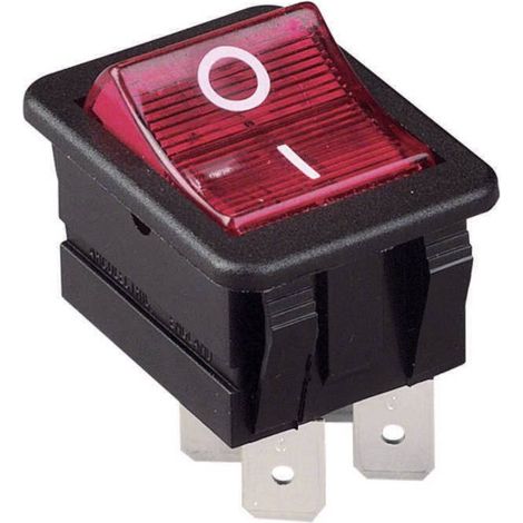 Arcolectric (Bulgin Ltd.) C1353VBNAB Interruttore a bilanciere C1353VBNAB 230 V/AC 16 A 2 x Off / On Permanente 1 pz.