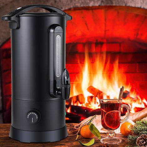 Wolketon Pentola per Vin Brulè Bollitore per Acqua Distributore Bevande Calde 10 L.1800W (1/4)