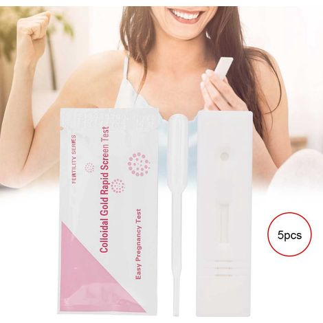 Tests de grossesse précoces HCG - Bandelettes sensibles pour détection rapide (1/5)