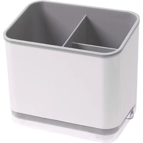 Égouttoir à vaisselle, range-fourchettes et cuillères à trois compartiments (1 pièce) (1/4)