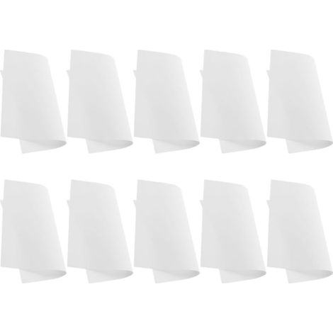 Patchs Autocollants Blancs 10 Autocollants Pvc pour Réparation Murale Application Simple, Amélioration Esthétique, pour Maisons et Commerces (1/5)
