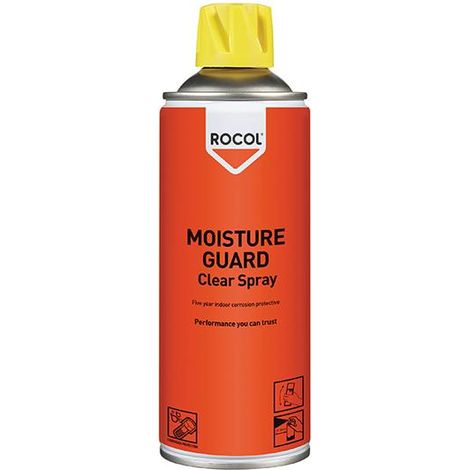 ROCOL Moisture Guard Clear Spray - 400ml, Protects Against Moisture and Corrosion (1/3)