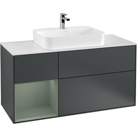 Villeroy & Boch F411GMHG Meuble sous-vasque Finion F41 (1/2)