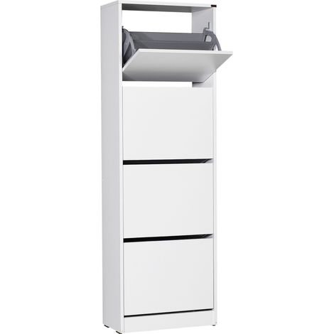 Armadio, mobiletto portaoggetti, spazio di archiviazione Cabinet Bianco (1/5)