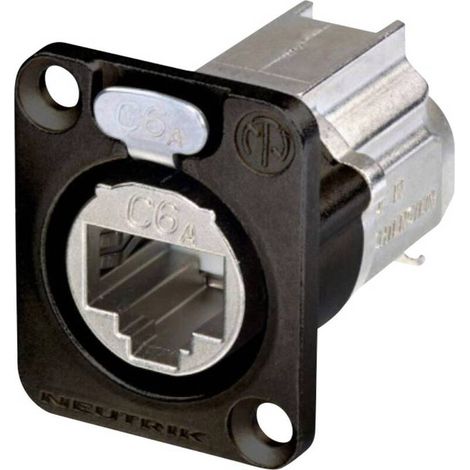 [NEUWERTIG] B-Ware Neutrik Buchse Steckverbinder Datensteckverbinder RJ45 etherCON D Serie Schwarz (1/2)