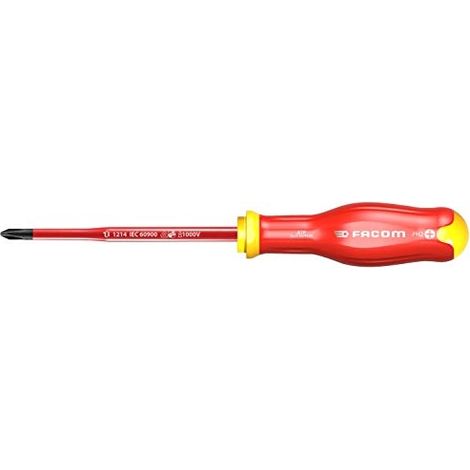 Tournevis Facom, Pointe Phillips PH2 type Standard, 125 mm ( Prix pour 1 )