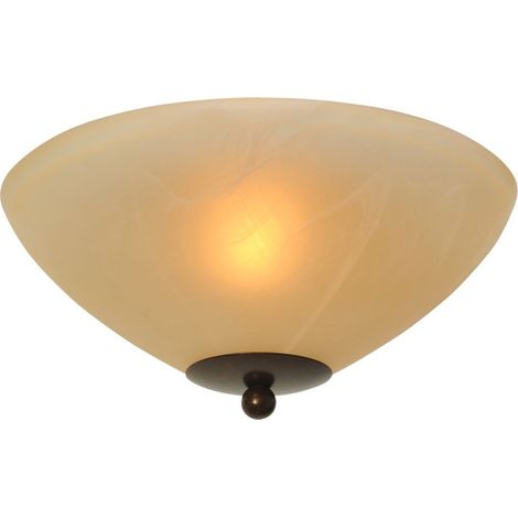 Lampe de plafond Bolzano 30cm bronze marron - 5935-21-34 (1/3)