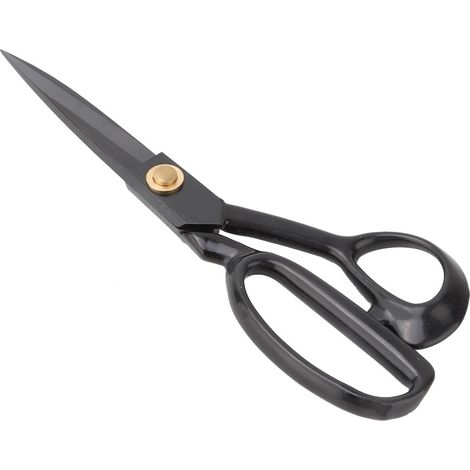 Hochwertige, schwarze Retro-Schneiderschere aus Stahl für Bekleidung, Lederwaren und Nähzubehör (HC-9 Zoll) (1/5)