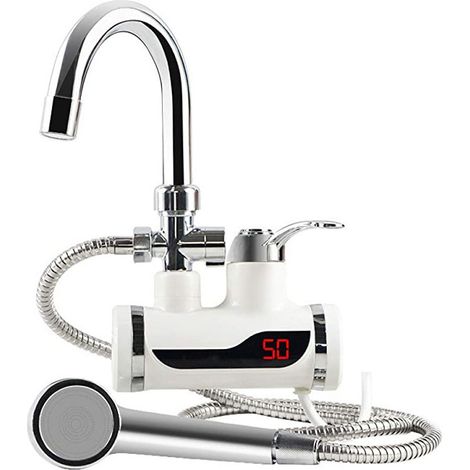 Robinet d'eau électrique chauffage rapide instantané trésor de cuisine l'eau chauffe eau domestique (1/5)