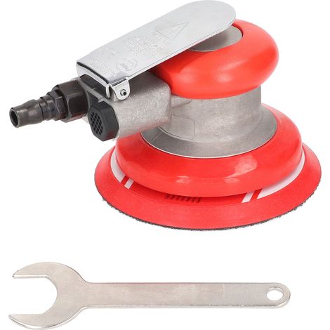 Ponceuse orbitale pneumatique 5 pouces, polisseuse pneumatique, machine de ponçage à paume pour voiture et meubles