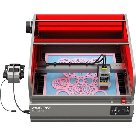 Máquina de gravação e corte a laser Creality Falcon2 Pro 22W com câmara integrada