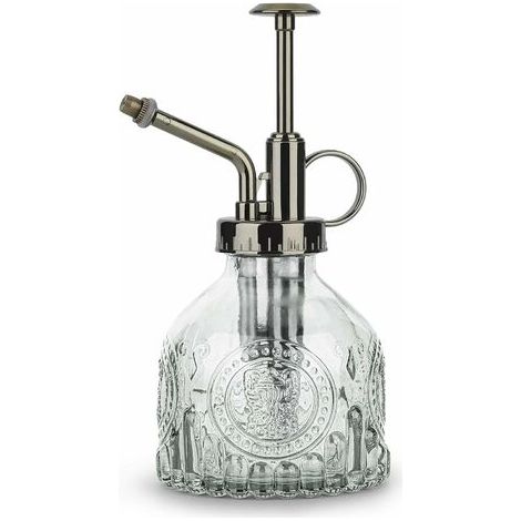 Arrosoir En Verre - Bouteille Pulvérisateur 200ml - Bec Anti-Fuite Haute Atomisation - Pour Jardin Intérieur Et Plantes - Blanc (1/5)