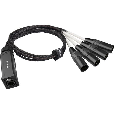 Adaptador convertidor Roxtone PS4M DMX macho a RJ45 hembra (1/2)