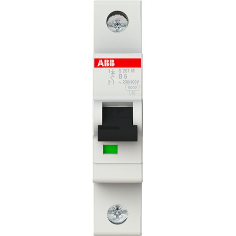 ABB STOTZ SICHERUNGSAUTOMAT 10KA 6A B 1P S201M-B6 ABB STOTZ S&J 2CDS271001R0065