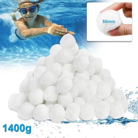 Balles Filtrantes - LZQ - 1400 g - Remplace 50 kg de sable - Écologique - Haute efficacité (1/4)