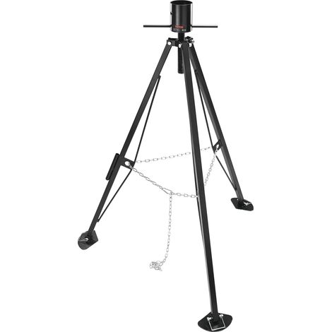 VEVOR Estabilizador de Quinta Rueda Carga de 2,27 T Trípode de Quinta Rueda de Acero Altura Ajustable de 880-1450 mm Soporte de Estacionamiento para Autocaravana Remolque Vehículo Recreativo