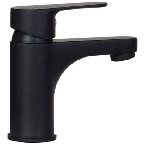 Robinet lave-mains TAP - Mitigeur eau chaude et eau froide - Noir mat (1/5)