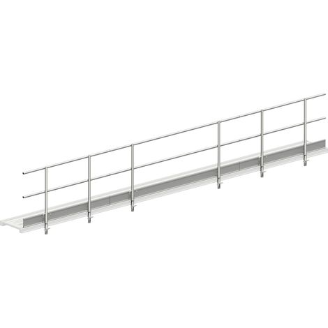 Layher Seitenschutz für Alu-Steg 600 7,10m Länge (1/3)