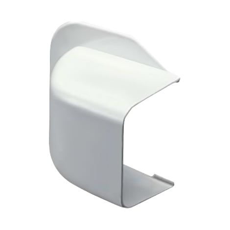 Sortie de mur coudée pour goulotte 65 x 50 mm – Blanc – Accessoire pour câblage électrique – Installation discrète des câbles – La Ventilazione