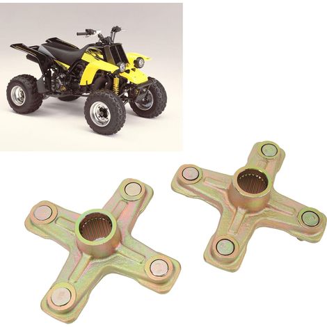 Une paire d'axes de moyeu de roue arrière, gauche et droite, avec quatre boulons, adaptés pour Yamaha Banshee 350 YFZ350 1987-2006.