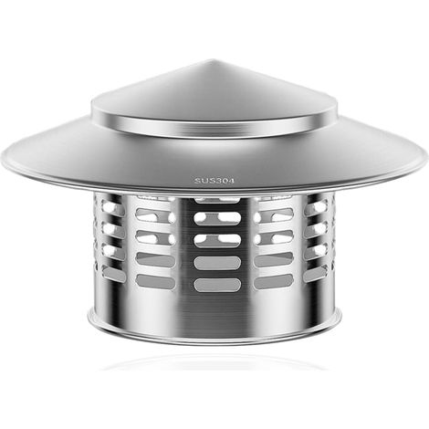 Housse de cheminée 110 mm en acier inoxydable 304 pour tous les types de hottes de cheminée (1/5)