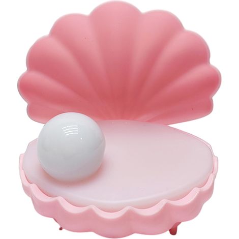 Lampe de chevet LED portable en forme de coquillage, thème plage