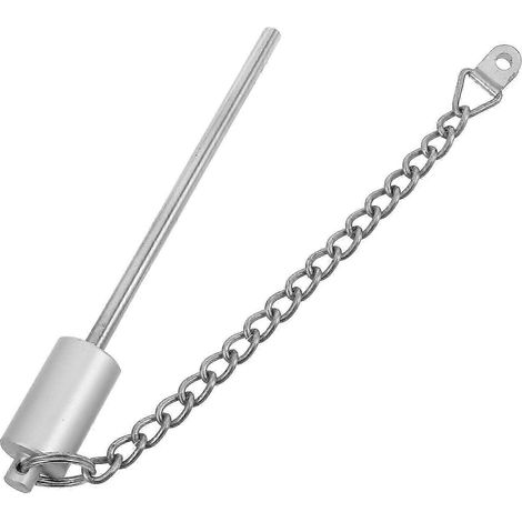 Piquet de parasol, chaîne de patio, sangle stabilisatrice en métal, accessoires pour parasols de jardin et de terrasse (1/5)