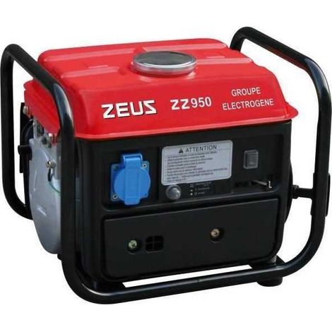 ZEUS Groupe électrogene 720W a moteur essence 2 temps ZEUZ 950