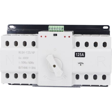Automatic Dual Power Supply Transfer Switch - CB Changeover Micro-cutoff ATS NLQ4-125-4P 400V (1/5)