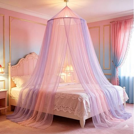Moustiquaire, moustiquaire pour chambre d'enfant, moustiquaire en dôme, ciel de lit, mailles fines, 60 × 250 × 1200 cm (1/5)