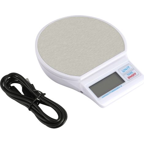 Balance électronique numérique USB avec écran LCD pour bijoux, fonction d'étalonnage/tare, balance alimentaire-AquaForge