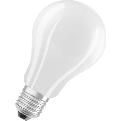 OSRAM LED-Lampe in klassischer Minikerzenform, mit dekorativem LED-Filament, Energieeffizienzklasse A, E14, 1.2 W, 255 lm, 4000 K, kaltweiß. Ohne Aufwärmen, sofort 100 % Licht.