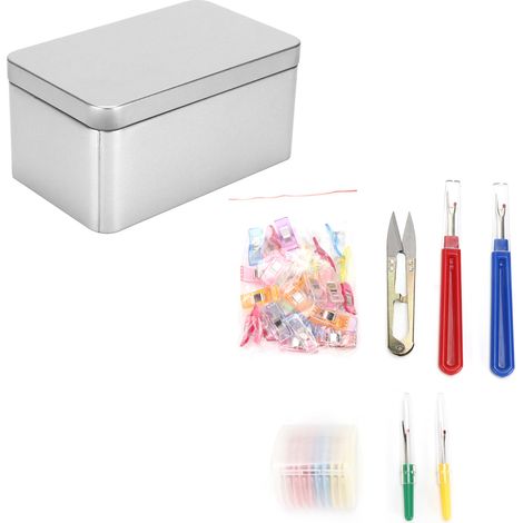 Lot de découd-vite colorés, poignées durables en acier inoxydable, coupe-fil pour couture broderie patchwork