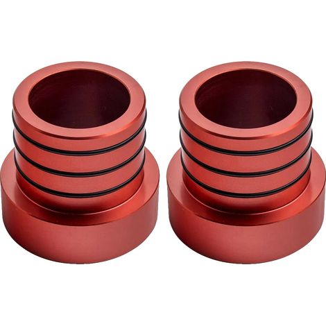 Kit de sellos para el tubo del eje delantero, de goma, dimensiones 4,5 pulgadas x 3 pulgadas x 1 pulgada, compatible con Jeep JK/TJ/XJ, evita fugas de fluidos, incluye dos sellos. (1/5)