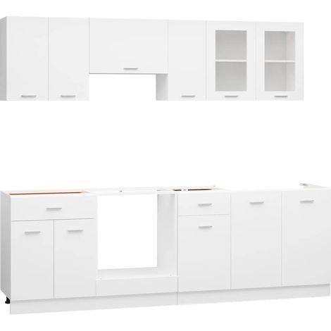 Maison Exclusive - Conjunto de armarios de cocina de 8 piezas "Ly (1/5)
